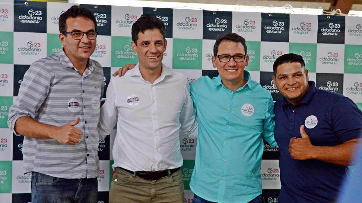 Cobertura: Cidadania abre oficialmente as convenções partidárias em Gravatá
