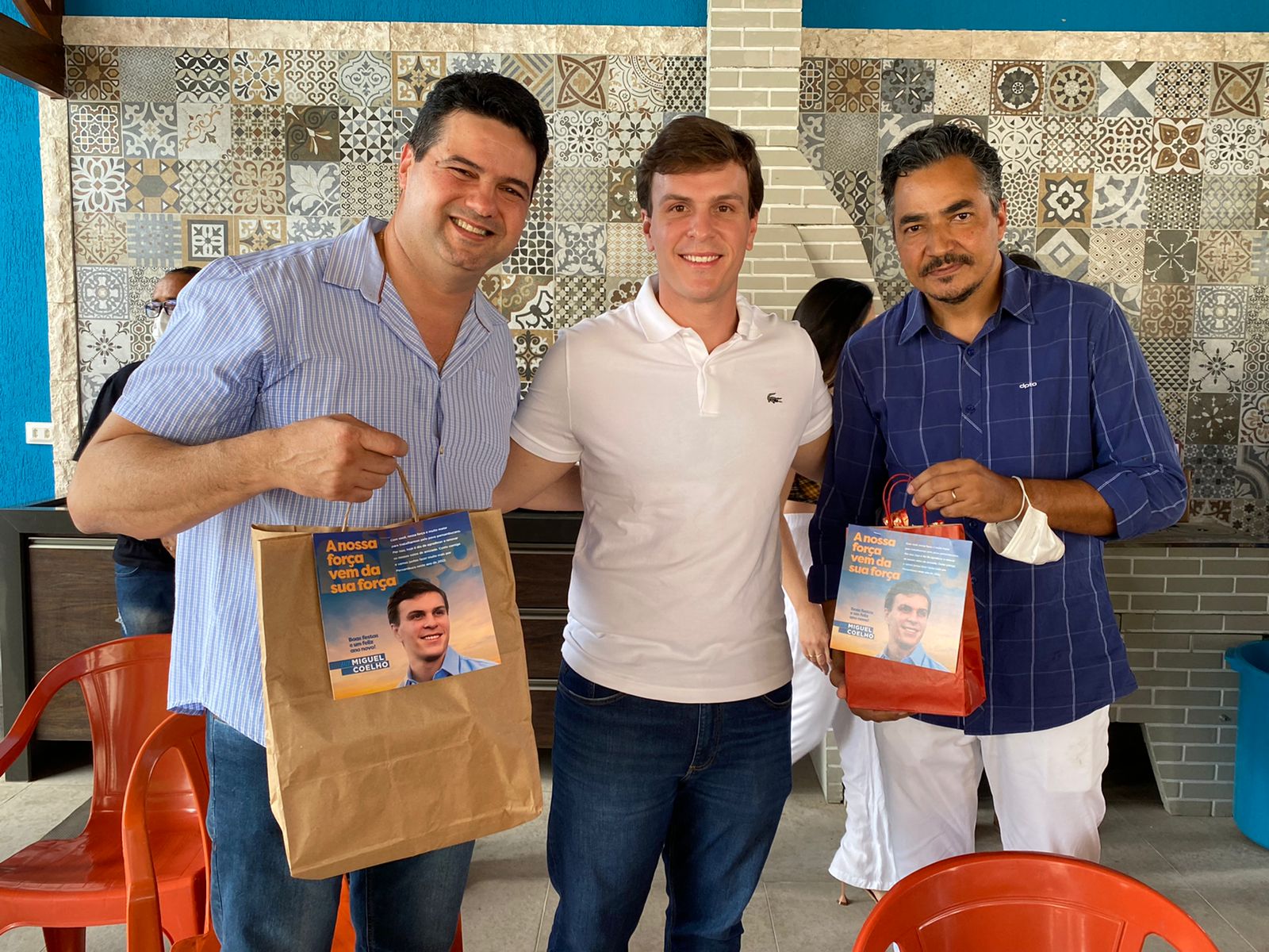 Dr. Waldir Tenório recebe a visita de Miguel Coelho em Serra Talhada