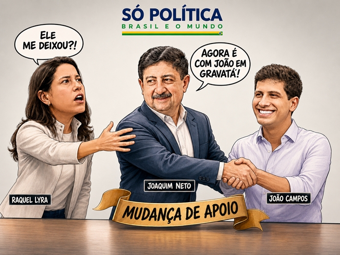 Apoio de Joaquim Neto a João Campos foi o assunto mais comentado da semana